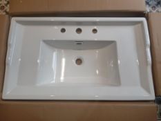 4x Traditional Basins 3 T/H 820mm x 480mm x 220mm