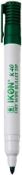 10 Boxes Hainenko Value Bullet Tip Dry Wipe Marker - Green 10 Per Box