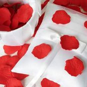 500pcs Deep Red Silk Rose Petals Valentines Day Wedding Confetti RRP £15 (5 x 100pcs)