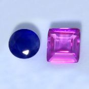 IGI Certified 0.75ct. Sapphire + Ruby