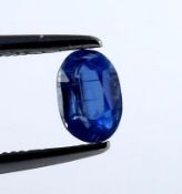 IGI Certified 0.45ct. Blue Kyanite - Madagascar
