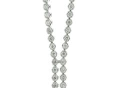 14ct Gold Tennis Diamond Collarate 6.00 Carats