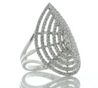 10ct Gold Ladies Dress Diamond Ring 1.50 Carats