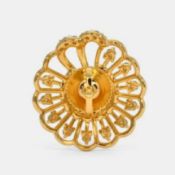 14 K / 585 Yellow Gold Diamond Earrings