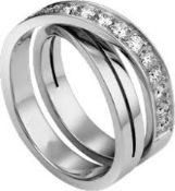 18 K / 750 White Gold Diamond Ring