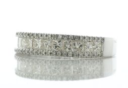 9ct White Gold Ladies Dress Diamond Ring 1.20 Carats