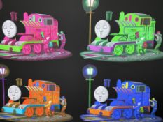 Banksy B,- Thomas The Tank Engine