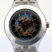 Swatch / Diaphane Irony Automatic - (Unworn) Unisex Steel Wristwatch