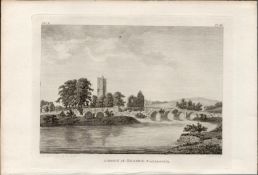 Adair Abbey Co Limerick F. Grose 1794 Antique Copper Block Engraving.