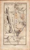 Ireland Rare Antique 1777 Map Kerry Tralee Castlemaine Firies Killarney.