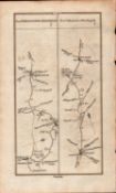 Ireland Rare Antique 1777 Map Trim Philipstown Kilbeggan Tullamore Etc.