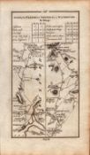 Ireland Rare Antique 1777 Map Wexford New Ross Waterford Duncannon Fort.