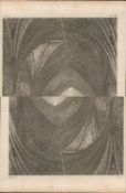 Holy Cross Abbey Archway Co Tipperary Rare 1793 Francis Grose Antique Print.