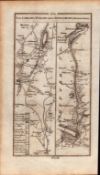 Ireland Rare Antique 1777 Map Enniscorthy Carlow Tullow Ryland Wexford.