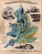 Collection 15 Antique Book Plates c1870 Reynolds's Universal Atlas of Astronomy.