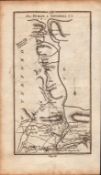 Ireland Rare Antique 1777 Map Clonmel Lismore Dungarvan Cork Youghal.