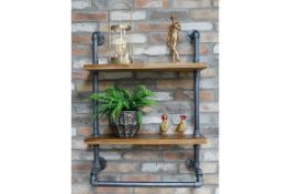 Industrial Pipe Shelves