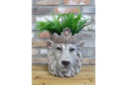 Lion Head Planter