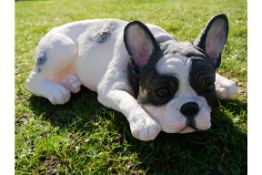 Laying French Bulldog Ornament