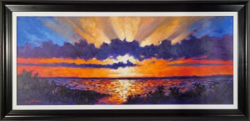 Very Colourful Original Oil By Tony Rome. 