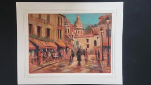 Original Pastel By The Late Joel Kirk