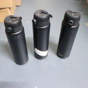 3 x Metal Water Bottles Ion8