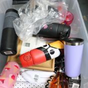 Box of Items to Include Drinks Bottles and Much More