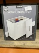 Moda Bathroom Wooden Storage Unit. RRP £20. Grade U