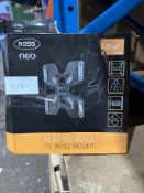 Flat to Wall TV Wall Mount. RRP £30. Grade U