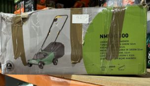 1000W 30cm Lawnmower. RRP £80. Grade U