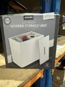 Moda Bathroom Wooden Storage Unit. RRP £20. Grade U