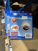 5x Miracle Lids Set of 4. RRP £50. Grade U