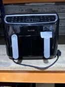 Salter Dual Basket Air Fryer. RRP £180. Grade U