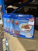 5x Miracle Lids Set of 4. RRP £50. Grade U