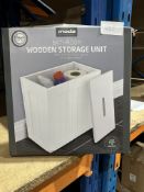 Moda Bathroom Wooden Storage Unit. RRP £20. Grade U