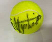 Martina Navratilova Signed Tennis Ball