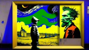 The Walled Off Hotel Gallery- Vincent Art In Frame