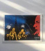 Gilbert & George (B1943 & 42) Italian & British, Hand Signed, Christ Church Postcard, 2002.