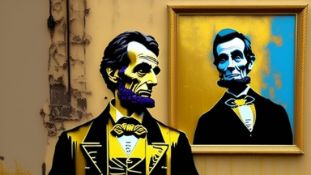 The Walled Off Hotel Gallery- Abraham