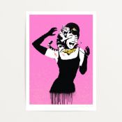Eelus (B.1979) ‘Tiffany For Breakfast’ In Bubblegum Colourway Graffiti/Street/Urban Art