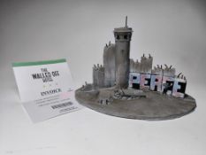 Banksy Walled Off Hotel Palestina Hand Paitend Sculture With Invoice