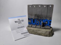 Banksy Walled Off Hotel Palestina Hand Paitend Sculture With Invoice