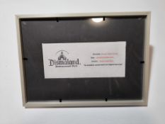 Banksy Dismaland 2015 Weston-Super-Mare Canvas 1 Dollar Note Framed Ticket +
