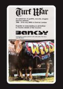 Banksy- Turf War Poster- Wild Cow