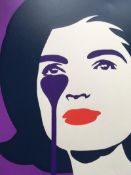 Pure Evil (English 1968) Purple ‘Jackie Kennedy In Tears’, Screenprint, Signed Numbered Limited E...