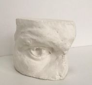 Peter Blake (B1932) Rare Quarto Face Image Maquette, Plaster Cast of Peter Blake, Signed, 2007