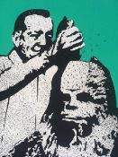 Eelus (B.1979) ‘Chew Barber’ In Mint Colourway Graffiti/Street/Urban Art