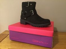 Dolcis “Davis” Ankle Boots, Size 4, Black - New RRP £49.00