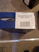Box of 10 Swiss One Safety Glasses Smoke Lens. Metal Frame
