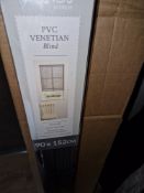 4 x 90x152cm Grey Venetian Blinds